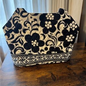 Vera Bradley Black and White Floral Shoulder Bag